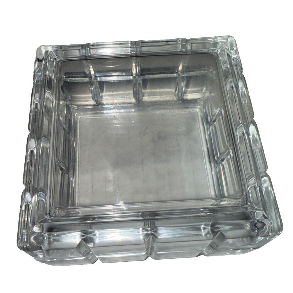 Vintage Avon Perceive 24% Lead Crystal Keepsake Box From France